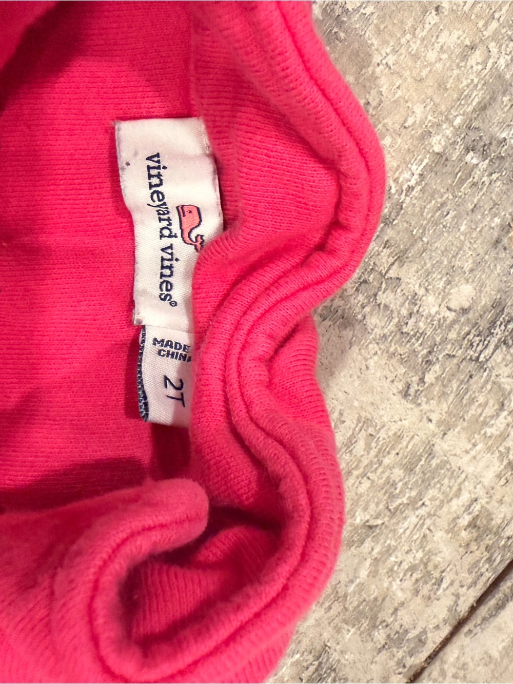 Vineyard Vines Bright Pink Girls' Crewneck Sweater